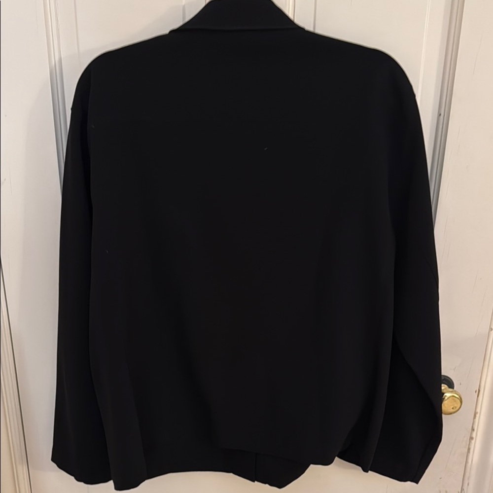 Source Unknown Black Blazer With Structured Design - image 2